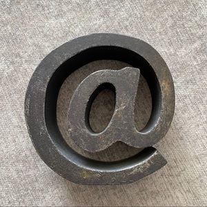 Decorative “@“ Object